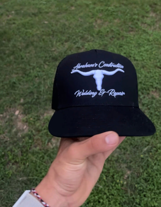 Classic black and white hat